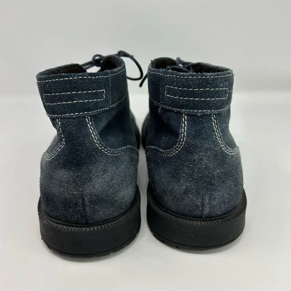 Stacy Adams Men's Blue Suede Chukka Boots Size 12 M Lace Up Memory Foam